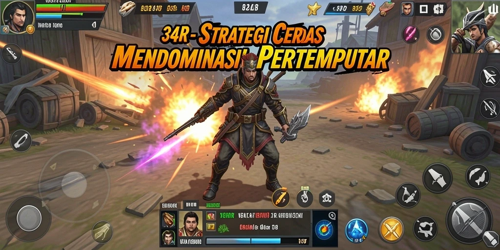 Tampilan dinamis dari pertempuran strategis di 34R.