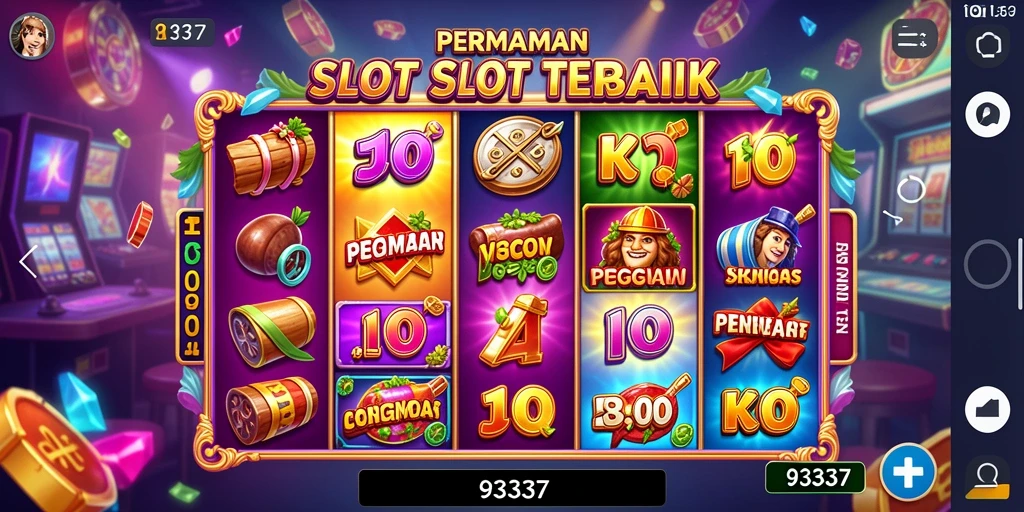 Tampilan gameplay menarik dari permainan Slot 93337.
