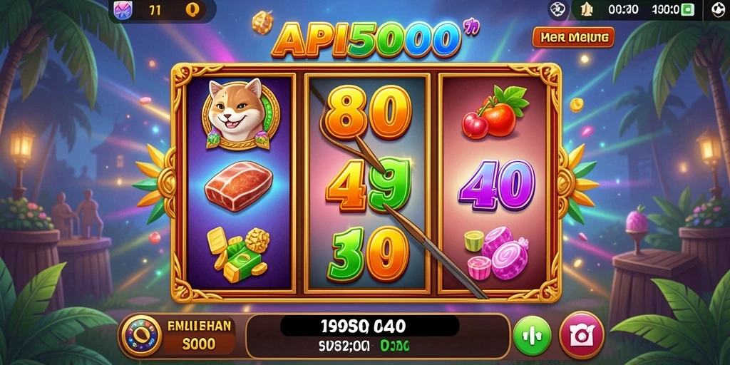 Tampilan gameplay API5000 dengan berbagai tema Slot yang menarik.