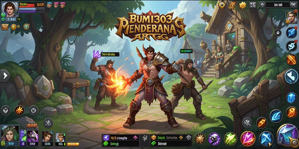 Tampilan gameplay BUMI303 yang seru dan menantang.