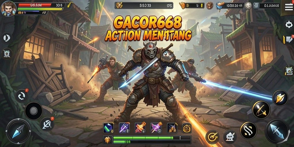 Tampilan gameplay GACOR668 yang penuh aksi dan tantangan.