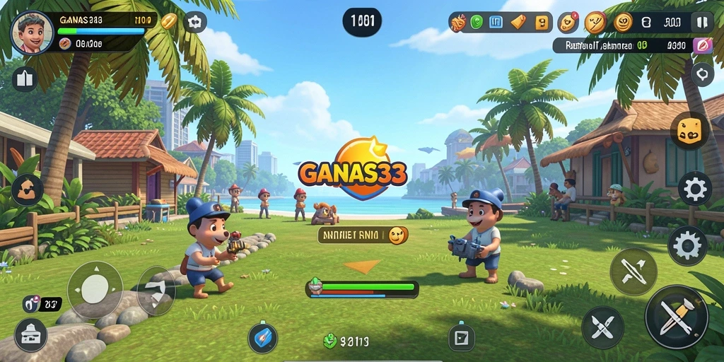 Tangkapan layar menampilkan gameplay <strong>GANAS33</strong> yang menyenangkan dan penuh warna.