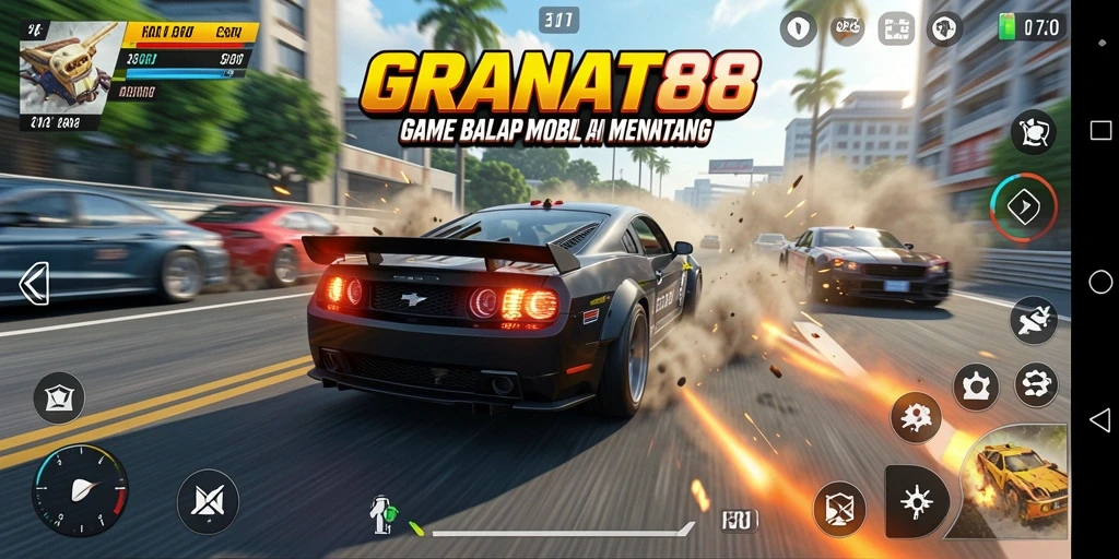 Gameplay seru GRANAT88 dengan balapan yang mendebarkan.