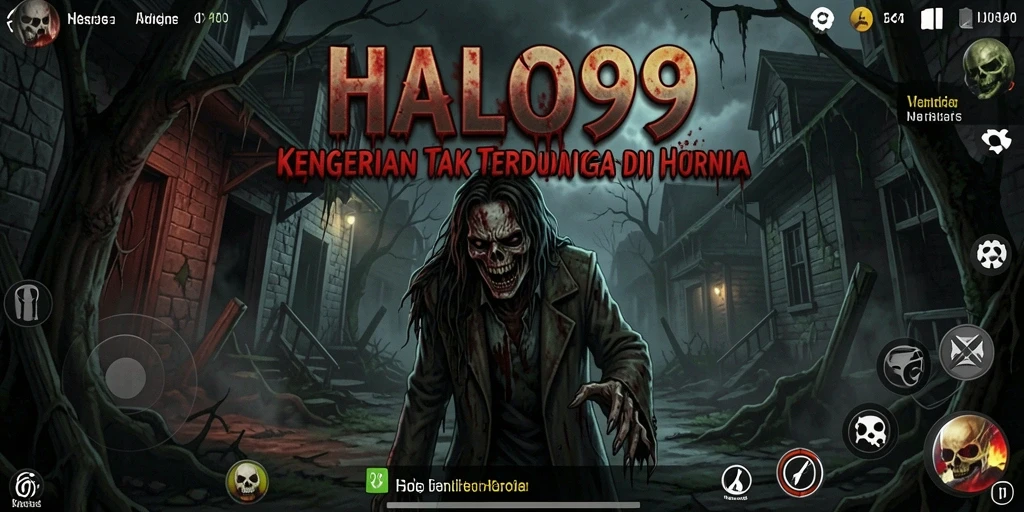 Gameplay menakutkan dengan suasana menegangkan di HALO99.