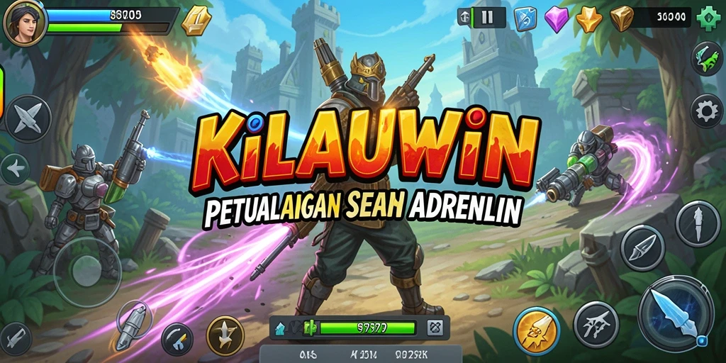 Screenshot gameplay KILAUWIN yang menunjukkan aksi petualangan seru.
