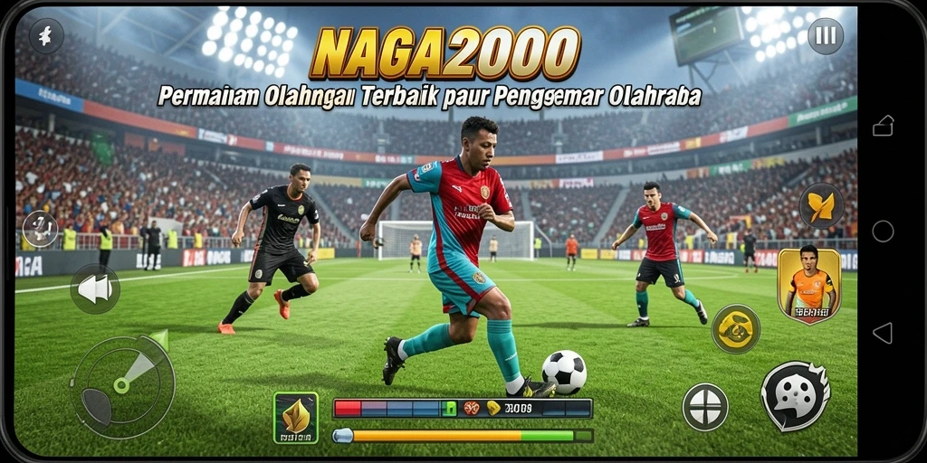 Screenshot fokus pada gameplay NAGA2000 yang menarik dan kompetitif.