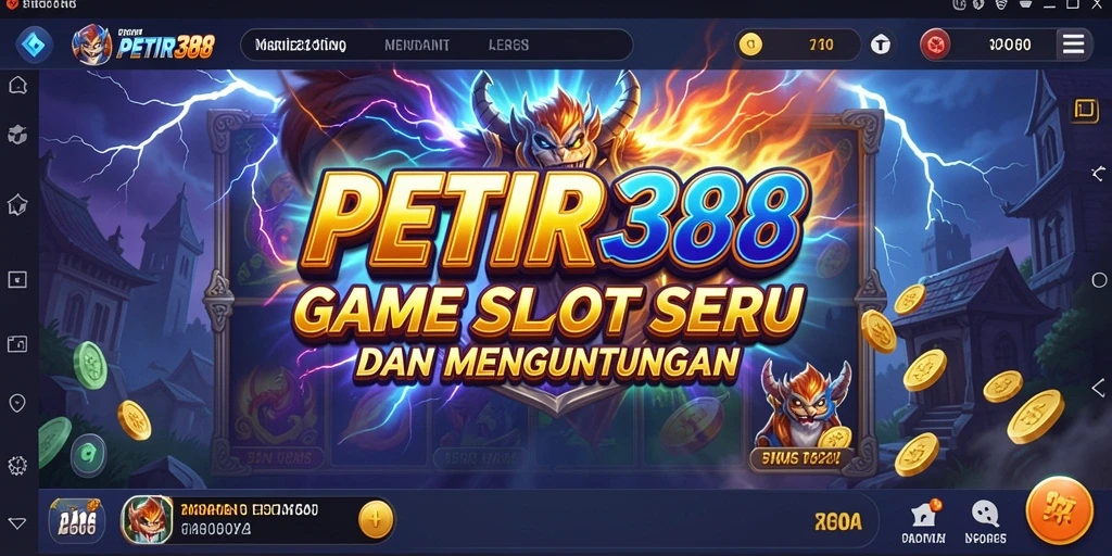Tampilan menarik dan mendebarkan dari gameplay slot.