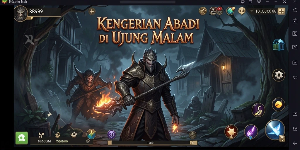 Gameplay menyeramkan di RR999 dengan suasana menakutkan.