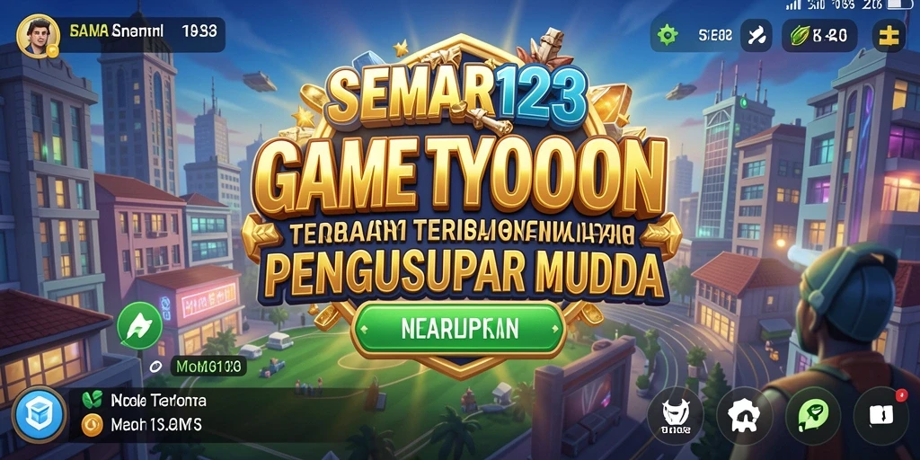 Gameplay SEMAR123 menunjukkan pengalaman menjadi pengusaha sukses.