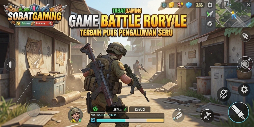 Screenshot utama gameplay <strong>SOBATGAMING</strong> menampilkan aksi pertempuran yang seru dan mendebarkan.