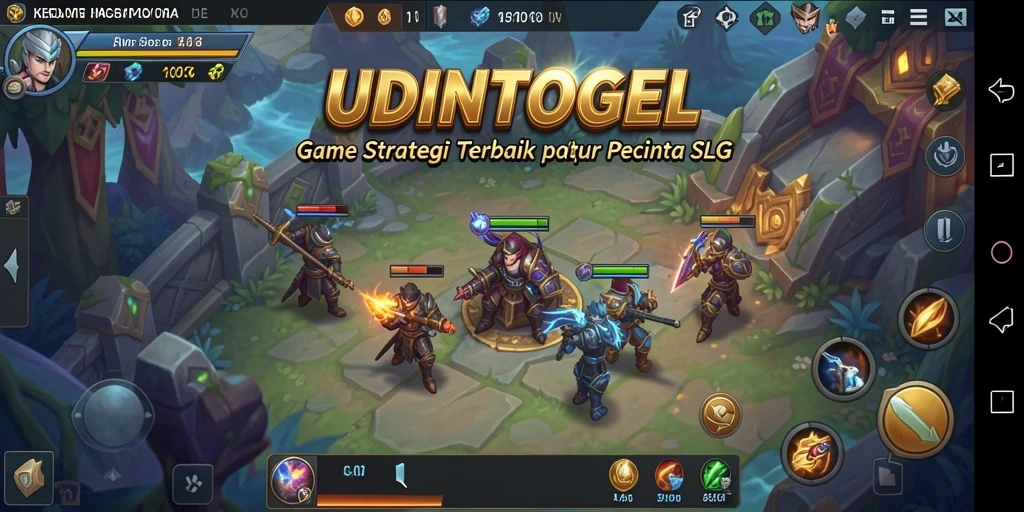 Tampilan gameplay yang menegangkan dalam UDINTOGEL.