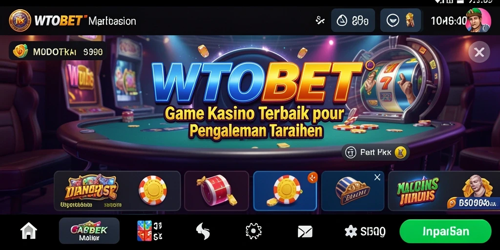 Screenshot gameplay Kasino yang menarik dan menghibur.